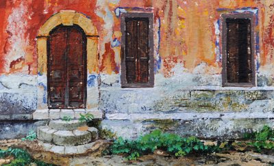 Doorway, Corfu, 2006 by Trevor Neal